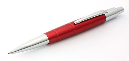 stylo bille rouge