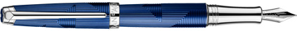 Stylo plume Léman Bleu Marin de Caran d'Ache, cliquez pour plus de d�tails sur ce stylo...