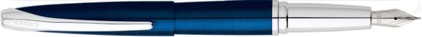 Stylo plume ATX laque bleue de Cross, cliquez pour plus de d�tails sur ce stylo...