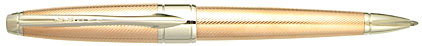 Stylo bille Apogée or rose et platine de Cross