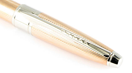 Stylo bille Apogée or rose et platine de Cross - photo 2