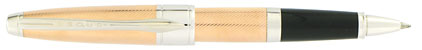 Roller Apogée or rose et platine de Cross