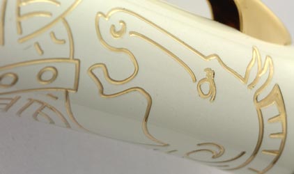 Stylo Bille/roller Cross Année De La Chèvre - Magnifique - Fonctionne - Occasion