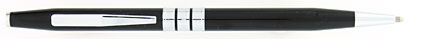 Stylo bille laqué noir Spire de Cross