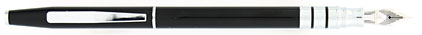 Stylo plume laqué noir Spire de Cross