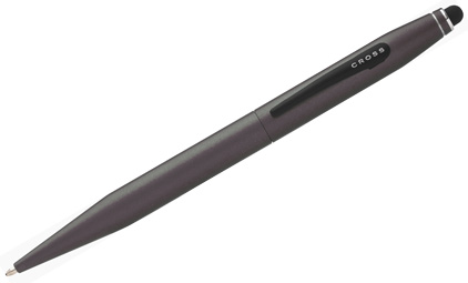 Stylo multifonction : Stylet numérique et stylo bille Tech2 gris titanium de Cross - photo 1