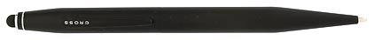 Stylo multifonction : Stylet numérique et stylo bille Tech2 noir satiné de Cross, cliquez pour plus de d�tails sur ce stylo...
