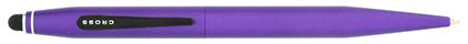 Stylo multifonction : Stylet numérique et stylo bille Tech2 violet de Cross
