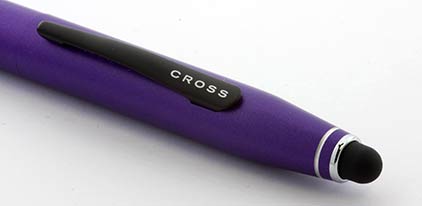 Stylo multifonction : Stylet numérique et stylo bille Tech2 violet de Cross - photo 3