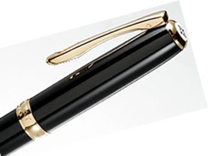Stylo bille Excellence A2 laqué noir attributs dorés de Diplomat - photo 4