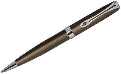 Stylo bille Excellence A2 Oxyd Brass de Diplomat - photo.