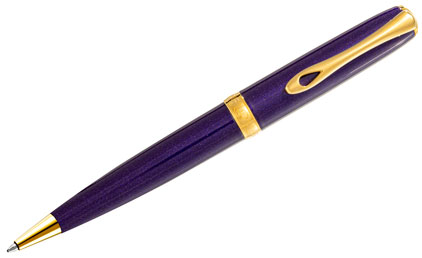 Stylo bille Excellence A2 violet de Diplomat - photo.