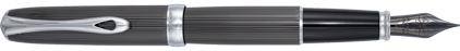 Stylo plume Excellence A2 guilloché gris foncé - chromé de Diplomat, cliquez pour plus de dtails sur ce stylo...