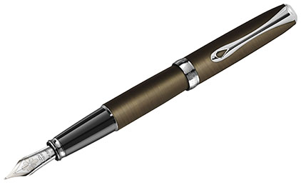 Stylo plume Excellence A2 Oxyd Brass plume or de Diplomat - photo.