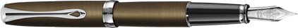 Stylo plume Excellence A2 Oxyd Brass plume acier de Diplomat, cliquez pour plus de d�tails sur ce stylo...