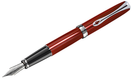 Stylo plume Skyline red Excellence A2 de Diplomat - photo.