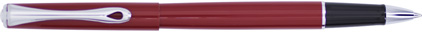 Roller Traveller laqué bordeaux-brique attributs chromés de Diplomat, cliquez pour plus de d�tails sur ce stylo...