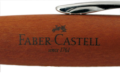 Le stylo bille E-Motion poirier d'automne chromé de Faber-Castell - photo 3