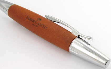 Le stylo bille E-Motion poirier d'automne chromé de Faber-Castell - photo 4