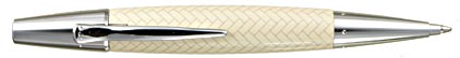 Stylo bille E-Motion Résine ivoire type parquet de Faber-Castell