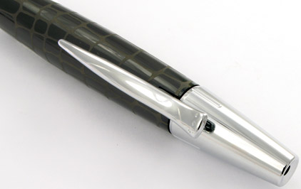 Le stylo bille E-Motion Résine noire type croco de Faber-Castell - photo 2