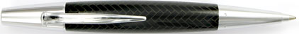 Le stylo bille E-Motion Résine noire type parquet de Faber-Castell, cliquez pour plus de d�tails sur ce stylo...