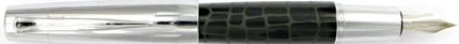 Le stylo plume E-Motion Résine type croco de Faber-Castell, cliquez pour plus de d�tails sur ce stylo...