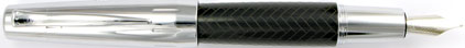 Le stylo plume E-Motion Résine type parquet de Faber-Castell, cliquez pour plus de d�tails sur ce stylo...