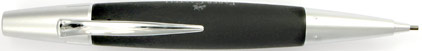 Le portemine E-Motion Bois de poirier Nuit et métal brossé de Faber-Castell