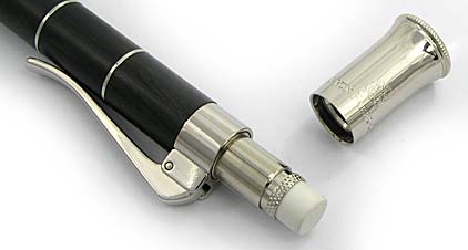 Stylo portemine Anello, Ebène plaqué platine de Graf Von Faber-Castell - photo 2