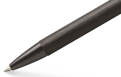 Stylo bille Neo Slim alu brossé noir de Faber-Castell - photo 3