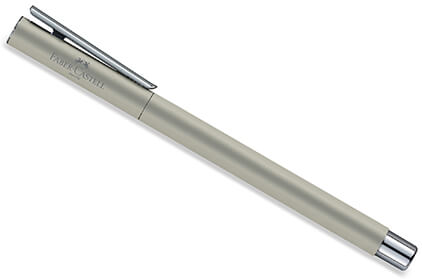 Stylo plume Néo SLIM acier satiné de Faber-Castell - photo.