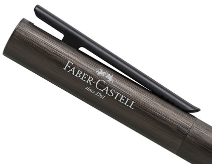 Stylo plume Neo Slim alu brossé noir de Faber-Castell - photo 3