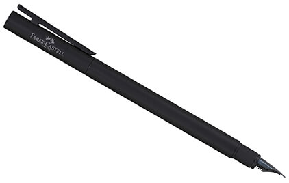 Stylo plume Néo SLIM noir mat de Faber-Castell - photo 1