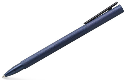 Roller Neo Slim alu brossé bleu nuit de Faber-Castell - photo.