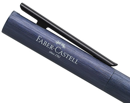 Roller Neo Slim alu brossé bleu nuit de Faber-Castell - photo 4