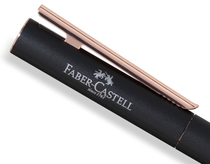 Roller Néo SLIM noir mat attributs rose gold de Faber-Castell - photo 5