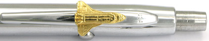 Stylo bille Space Pen SF 1104 Chromé avec navette de Fisher - photo 5