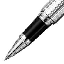 Roller Design02 guilloché rayé plaqué platine de Otto Hutt