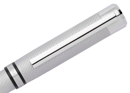 Stylo bille Filament chrome de Boss - photo 2