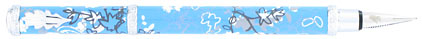 Stylo plume Feuillage bleu de « Inès de la Fressange »
