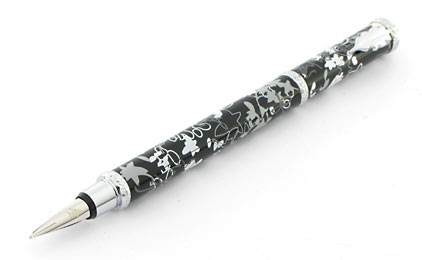 Stylo plume Feuillage noir de « Inès de la Fressange » - photo.