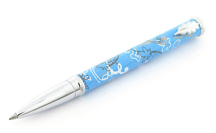 Roller Feuillage bleu de « Inès de la Fressange » - photo.