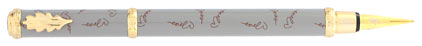 Stylo plume gris marron Je t'aime « Ines de la Fressange »