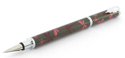 Stylo plume Libellule gris rose de « Inès de la Fressange » - photo.