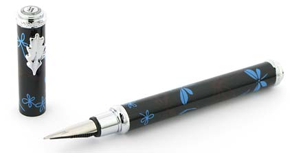 Stylo plume Libellule noir bleu de « Inès de la Fressange » - photo 2