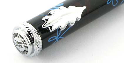 Stylo plume Libellule noir bleu de « Inès de la Fressange » - photo 3
