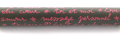 Stylo plume Message marron rose de « Inès de la Fressange » - photo 4