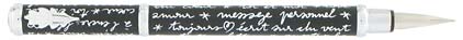 Stylo plume Message noir blanc de « Inès de la Fressange »