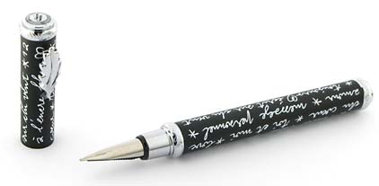 Stylo plume Message noir blanc de « Inès de la Fressange » - photo 2